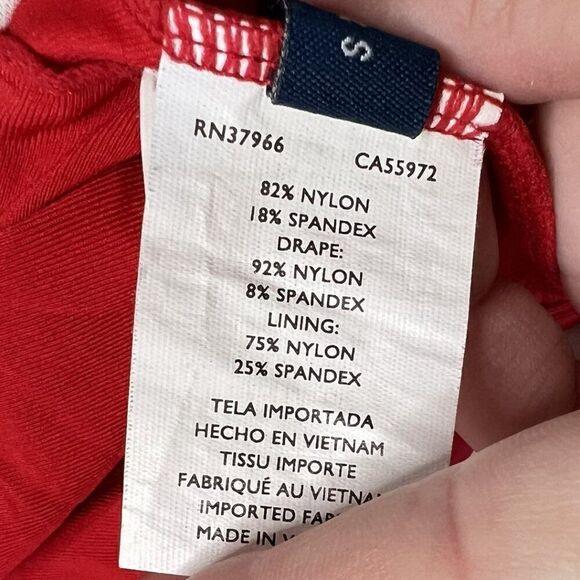 Jantzen Classics Red Ruched Front One Piece Swimsuit - Picture 9 of 9